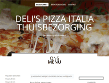 Tablet Screenshot of delis-pizza-italia.nl